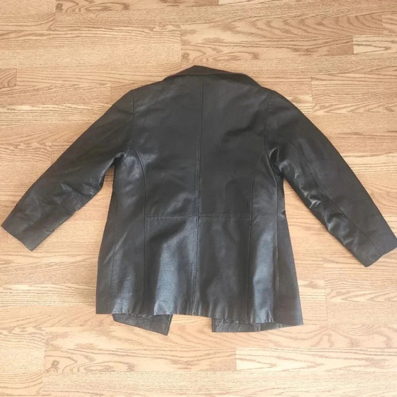 EUC KC Collections Leather Jacket, Size M - Picture 13 of 14